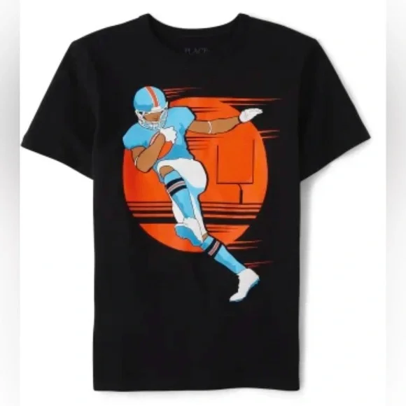❌SOLD❌Place Graphic Kids T-Shirt Football NWT size 14 (XL) - Picture 1 of 1